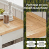 SoBuy FKW22-WN Desserte de Cuisine à Roulettes – Plan de Travail INOX, 1 Tiroir, 2 Portes, 60×45×92 cm, Blanc