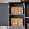 SoBuy BZR104-DG Colonne Salle de Bain Grise 171cm, Panier à Linge Amovible, 6 Étagères, 2 Tiroirs, Anti-Basculement, Charge 70 kg – 60x37x171 cm