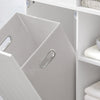 Colonne salle de bain SoBuy BZR104-W – détail de la structure blanche robuste