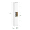 SoBuy BZR147-W Colonne de Salle de Bain 170 cm – Blanc