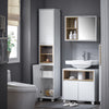 SoBuy BZR147-W Colonne de Salle de Bain 170 cm – Blanc