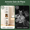 SoBuy BZR147-W Colonne de Salle de Bain 170 cm – Blanc
