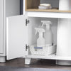 SoBuy BZR148-W Meuble Sous Lavabo de Salle de Bain, Meuble Sous Vasque à 2 Portes