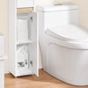 SoBuy BZR151-W Meuble de Salle de Bain Ultra-Étroit avec Étagère Réglable et Tiroir Repositionnable – L20×P20×H96 cm, Charge 30 kg, PB/MDF E1, Blanc
