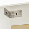 SoBuy BZR196-BR Meuble Sous Vasque Suspendu Bois Foncé avec Lavabo Céramique, Porte Soft-Close Sans Poignée, Étagère, 15kg – 40x22x56 cm