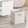 SoBuy BZR213-W Meuble Salle de Bain avec 3 Paniers à Linge – 2 Paniers Amovibles, Tri du Linge, Gain de Place, 78×38×90 cm, Blanc