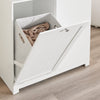 SoBuy BZR213-W Meuble Salle de Bain avec 3 Paniers à Linge – 2 Paniers Amovibles, Tri du Linge, Gain de Place, 78×38×90 cm, Blanc