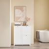 SoBuy BZR213-W Meuble Salle de Bain avec 3 Paniers à Linge – 2 Paniers Amovibles, Tri du Linge, Gain de Place, 78×38×90 cm, Blanc