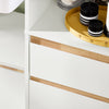 SoBuy BZR80-W Colonne de Salle de Bain 170 cm – Tiroir, Portes et Étagère Ouverte – Blanc