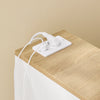 SoBuy FBT111-E-WN Table de Chevet Étroite avec USB et Type-C – Largeur 20 cm