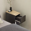 SoBuy FBT111-SCH Table de Chevet Table de Nuit Bout de Canapé Table d'Appoint Table Basse avec Tiroir