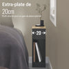 SoBuy FBT111-SCH Table de Chevet Table de Nuit Bout de Canapé Table d'Appoint Table Basse avec Tiroir