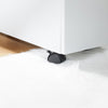 SoBuy FBT155-WN Bout de Canapé sur roulettes Table de Chevet Table de Nuit Table d'Appoint