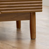 SoBuy FBT170-N Table de Chevet avec 2 Tiroirs, pour Salon et Chambre, Design Fonctionnel, Usage Quotidien, Pratique – L45×P40×H58 cm, Bois d’Hévéa, Marron