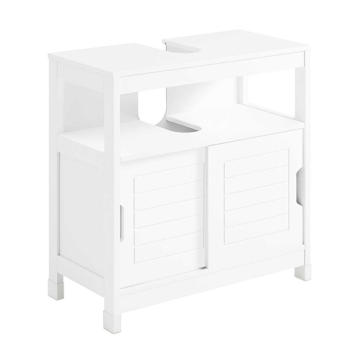 sobuyes.shopG128-W Meuble Sous-Lavabo Meuble pour lavabo suspendu