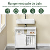 sobuyes.shopG128-W Meuble Sous-Lavabo Meuble pour lavabo suspendu