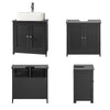 sobuyes.shopG237-DG Meuble sous Lavabo avec Étagères Ajustables, Résistant à l’Humidité, pour Salle de Bain et WC, Rangement Optimisé – L60×P35×H58 cm, MDF, Gris