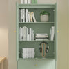 SoBuy FSB107-GR Armoire à Chaussures en Cannage avec Penderie Intégrée – 1 Tiroir, Meuble d'Entrée – 70×34×180 cm, Vert