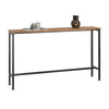 SoBuy FSB19-N Table Console Étroite, Table d'Appoint, Bout de Canapé, Table d’Entrée, Cadre et 4 Pieds en Fer, pour Salon, En