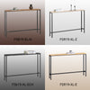 SoBuy FSB19-XL-SCH Console d’Entrée Design Fonctionnel et Gain de Place, Design Moderne, Style Industriel, pour Salon et Chambre – L120×P20×H80 cm, Métal, Noir