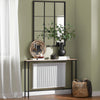 SoBuy FSB19-XL-Z Console Entrée Meuble Couloir Étagère Arrière Canapé – Structure Métal Robuste, Design Moderne Ultra Fin – Idéal pour Salon, Chambre, Entrée – 120x20x80cm