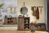 SoBuy FSB59-N Buffet Meuble de Rangement avec Porte de Grange Coulissante, Commode Multifonction pour Entrée Salon Cuisine – 80x35x92 cm