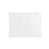 SoBuy FSB77-W Buffet Cuisine avec 3 Portes Vitrées et 2 Tiroirs, pour Cuisine et Salle à Manger, Rangement Optimisé, Design Fonctionnel – L119×P40×H90 cm, Blanc