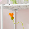 SoBuy FSB89-W Table Console, Table d'Appoint, Table d’Entrée, Étagère de Rangement, Étagère Asymétrique à 4 Niveaux