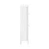 SoBuy FSR152-W Meuble à Chaussures à Abattants 2 Niveaux – Rangement Discret pour Entrée – 80x25x108 cm Blanc
