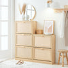 SoBuy FSR160-N Armoire à Chaussures 2 Abattants, Rangement pour Entrée Couloir – Naturel