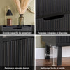 SoBuy FSR177-SCH Armoire à Chaussures 2 Abattants – 4 à 6 Paires, 19 cm de Profondeur, Anti-Basculement – 50×19×90 cm, Noir