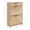 Prévente SoBuy FSR212-N Meuble à Chaussures pour Entrée Étroite 24 cm de Profondeur – Naturel