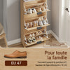 Prévente SoBuy FSR213-N Meuble à Chaussures pour Entrée Étroite 24 cm de Profondeur – Naturel