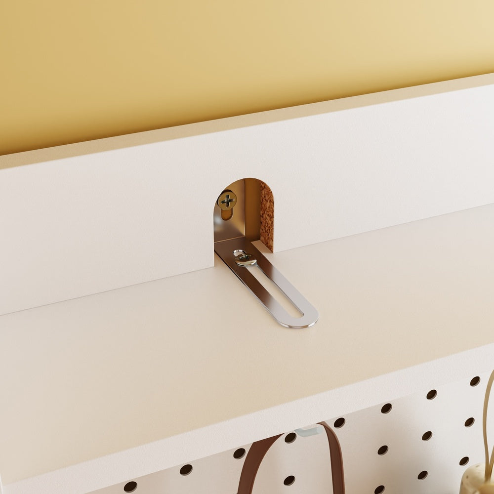 SoBuy FSR233-W Meuble à Chaussures Blanc avec Miroir – Armoire à Chaussures 10 Paires, Vestiaire d'Entrée 14 cm de Profondeur – 83×14×197 cm, Charge 66 kg