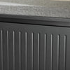 SoBuy FSR98-L-SCH Banc à Chaussures avec Coussin Rembourré et 1 Abattant pour Entrée Couloir – 80x26x45 cm, Noir