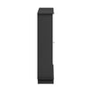 SoBuy FSR99-SCH Meuble à Chaussures Ultra-Slim 18cm, 2 Abattants, 8-10 Paires, Charge 30 kg – 76x18x78 cm, Noir
