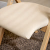 SoBuy FST40-Wx2 Lot de 2 Chaises Pliantes Rembourrées en Bois – Blanc