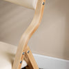 SoBuy FST40-Wx2 Lot de 2 Chaises Pliantes Rembourrées en Bois – Blanc