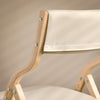 SoBuy FST40-Wx2 Lot de 2 Chaises Pliantes Rembourrées en Bois – Blanc