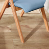 SoBuy FST92-BL Chaise Pliante Rembourrée en Bois – Bleu