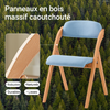 SoBuy FST92-BL Chaise Pliante Rembourrée en Bois – Bleu