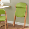 SoBuy FST92-GR Chaise Pliante Rembourrée en Bois – Vert