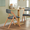 SoBuy FST92-SG Chaise Pliante Rembourrée en Bois – Gris Foncé