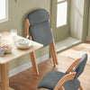 SoBuy FST92-SG Chaise Pliante Rembourrée en Bois – Gris Foncé