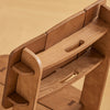 SoBuy HFST01-BR Chaise Design en Bois Confortable Ergonomique Chaise de Salle à Manger avec Dossier Chaise de Bureau en Tenons et Mortaises