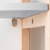 SoBuy HSTR01-H-HG Console d’Entrée avec 3 Niveaux, pour Salon et Chambre, Rangement Optimisé, Design Fonctionnel, Usage Quotidien – L100×P33×H88 cm, Bois, Gris