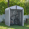 SoBuy KLS11-K Abri moto et vélo extérieur 120 x 176 x 163 cm avec crochets et aérations – Garage extérieur