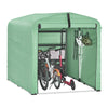 SoBuy KLS11-L-GR Abri de Jardin, Cabane de Jardin Exterieur Imperméable, abri Moto avec des Crochets, Garage pour Vélo et Out