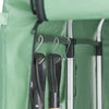 SoBuy KLS11-L-GR Abri de Jardin Imperméable avec Crochets, pour Vélo, Moto et Outils, Résistant à l’Humidité, Rangement Optimisé – L159×P219×H165 cm, Vert