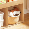 SoBuy KMB01-N Bibliothèque Enfant Montessori Naturelle – 3 Étagères, 2 Compartiments, 80 cm